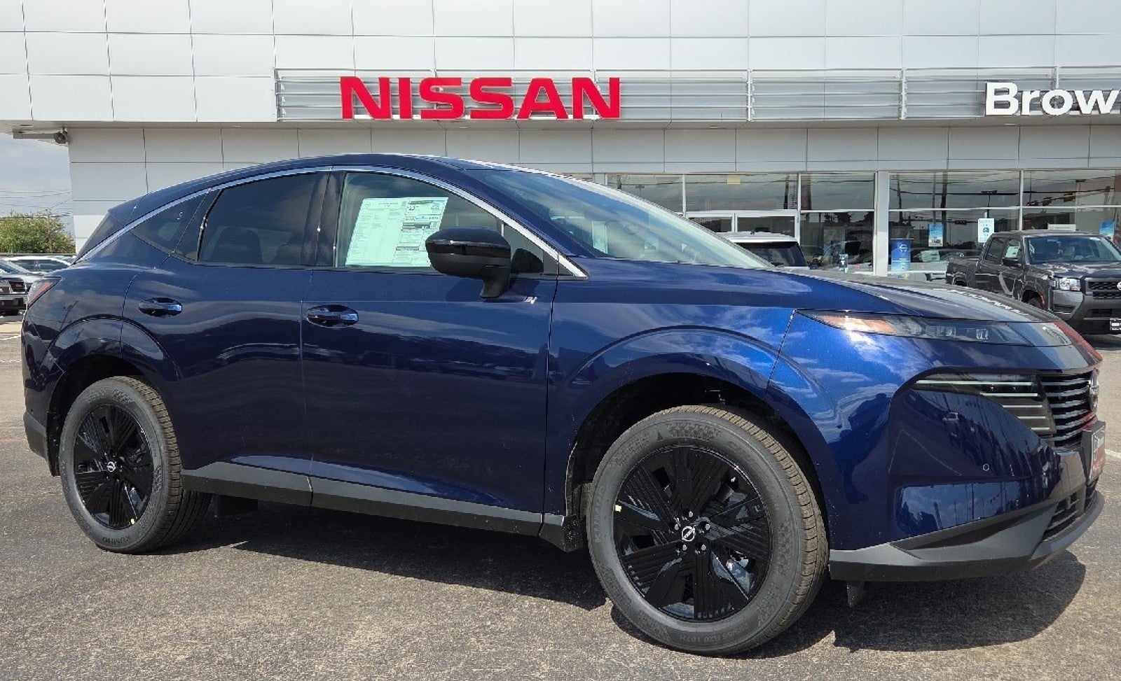 2025 Nissan Murano SV in Blue — front three-quarter view