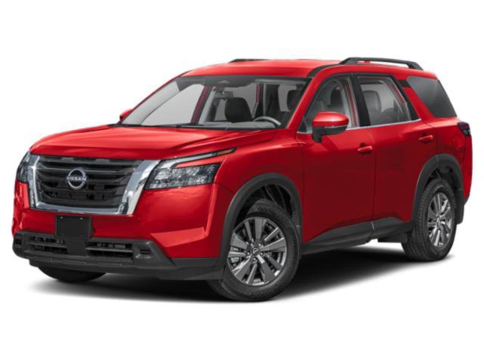 2025 Nissan Pathfinder SV in Deep Ocean Blue Pearl — front three-quarter view